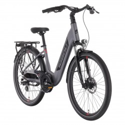 Rower elektryczny TABOU Mono Up Eco PLUS JR S antracyt / czerwony