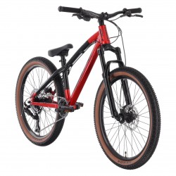 Rower młodzieżowy 24" TABOU Dirt STUNT JR red black