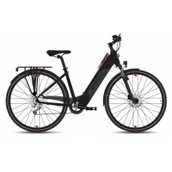 Rower elektryczny TABOU Mono Up Eco S czarny / czerwony