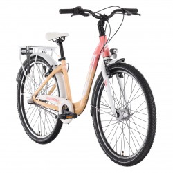 Rower młodzieżowy 26" TABOU Queen PLUS coral / white