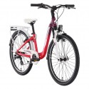Rower młodzieżowy 24" TABOU Queen pink / white