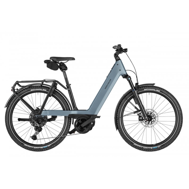 Rower elektryczny Riese & Müller Nevo5 Touring T (50 cm, ice blue, testowy)