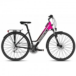 Rower TABOU 28 KINETIC 3W M black / fuksja