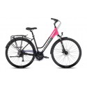 Rower TABOU 28 KINETIC 3W M black / fuksja