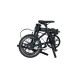 Rower elektryczny 16" DAHON K-Feather składany czarny zielony mat Rower elektryczny 16" DAHON K-Feather składany czarny zielony mat