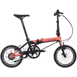 Rower elektryczny 16" DAHON K-Feather składany czerwony czarny