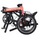 Rower elektryczny 16" DAHON K-Feather składany czerwony czarny