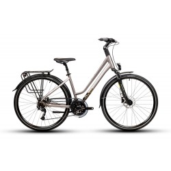 Rower trekkingowy Storm Marathon Lady 7.0 szary / złoty 17" PLUS