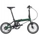 Rower elektryczny 16" DAHON K-Feather składany czarny zielony mat