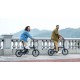 Rower elektryczny 16" DAHON K-Feather składany czerwony czarny