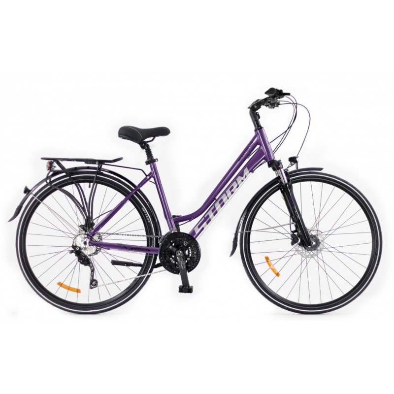 Rower Storm Marathon Lady 10.0 ciemna śliwka 17"