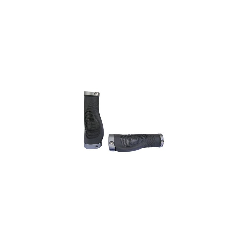 Chwyty kierownicy Kraton HY-1025EP 128mm ergonomiczne CZARNE