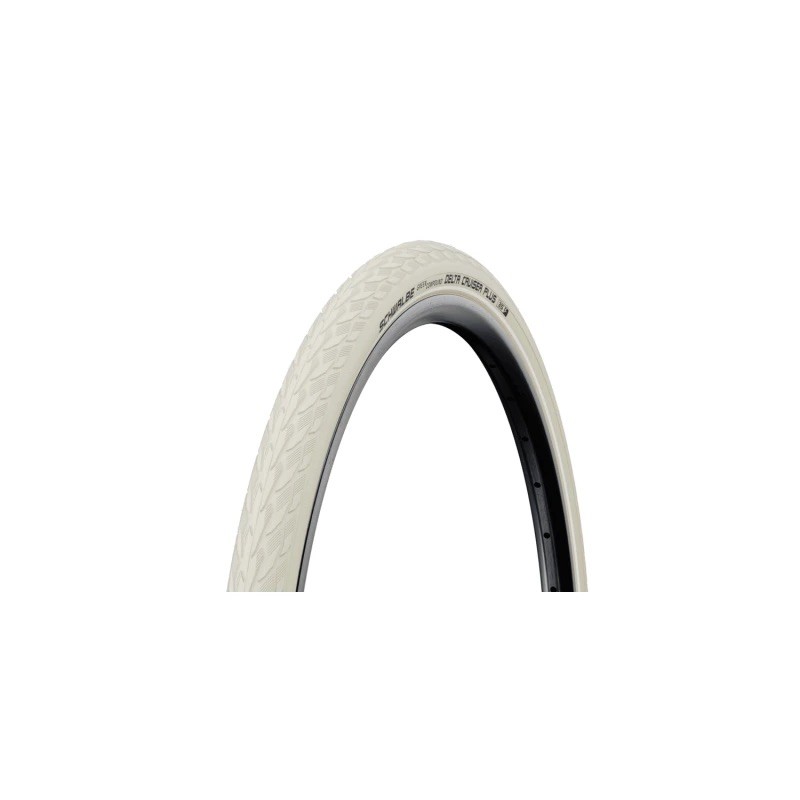 Opona 26'' Schwalbe Delta Cruiser 26x1 3/8 kremowa