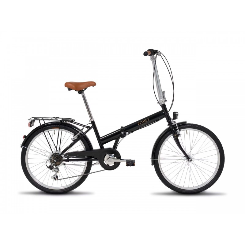 Rower składany 24" ROMET Jubilat Eco czarny