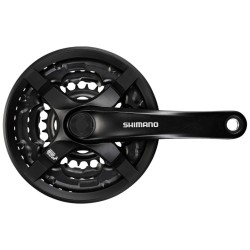 Mechanizm Korbowy Shimano FC-TY501 48/38/28T 170 z osłoną
