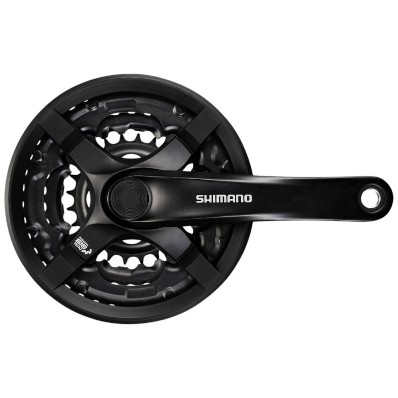 Mechanizm Korbowy Shimano FC-TY501 48/38/28T 170 z osłoną