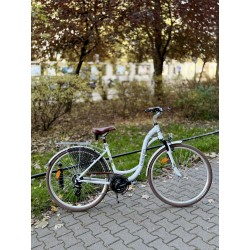 Rower MAXIM 28" MC 1.6.24 (18'') biały mat powystawowy